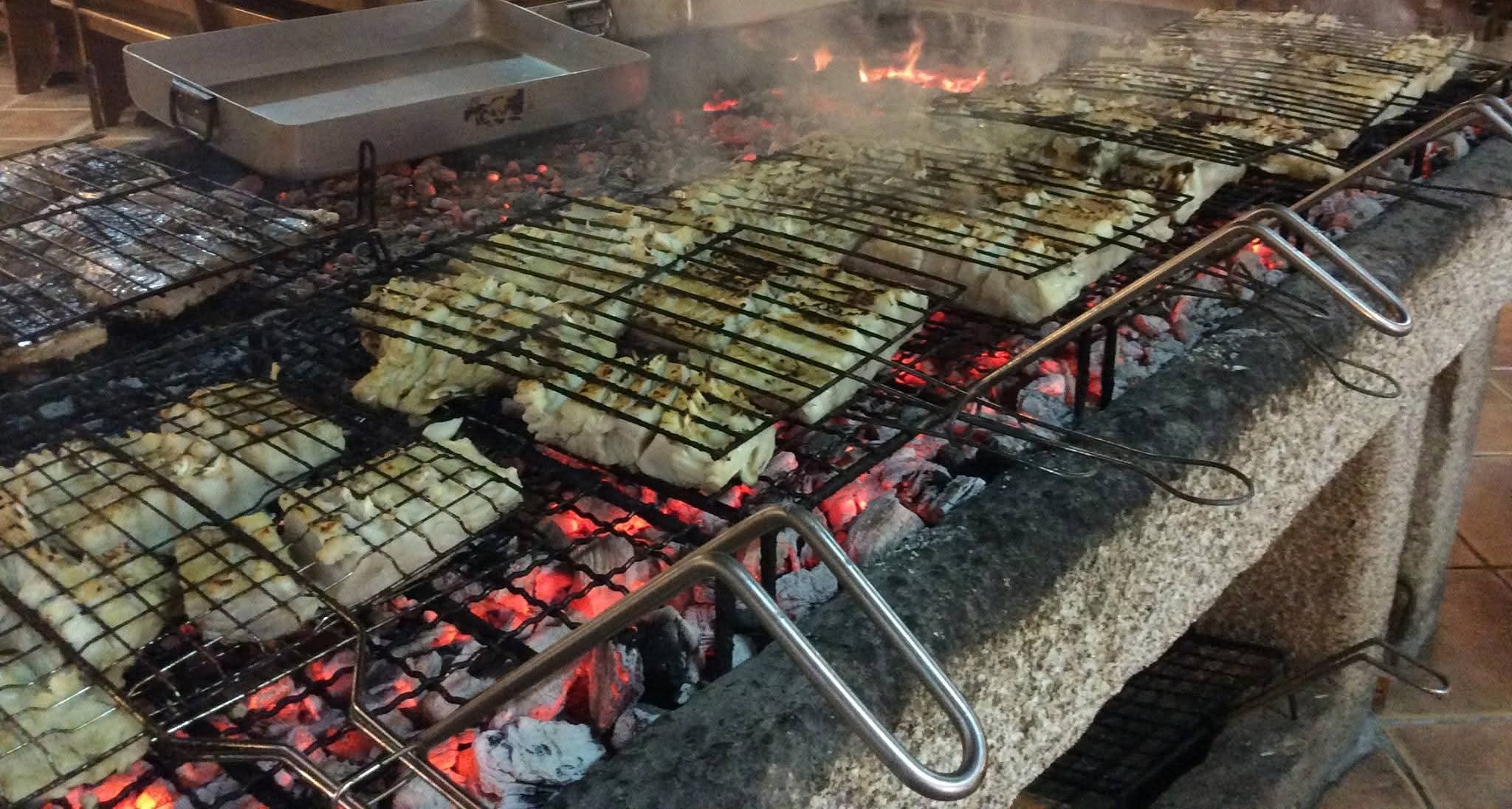 Bacalhau Grelhado com Batatas a Murro